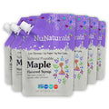 Nunaturals Stevia Syrup Sugar- Sweetener Plant-Based Sugar Substitute Zero Calorie Maple 6.6oz (6-Pack)
