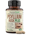 Psyllium Husk with Ginger, Chlorella & Acai Berry Extract and More - Daily Fiber Supplement for Gut Health, Digestive and Regularity Support. Promotes Cardiovascular Health & Energy. For Men and Women