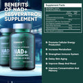 Nad+ Supplement, Nad+&Resveratrol Supplement For Max Absorption For Support Cellular Energy, Aging Defense, 120 Softgels