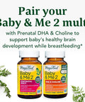 MegaFood Baby & Me 2 Postnatal Vitamins 120 Tabs (60 Servings)
