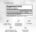 Codeage Grass Fed Beef Pancreas Supplement Glandulars - ze Dried Non-Defatted Desiccated Beef Pancreas Pills Pancreatic Enzymes Diet Meat - Pasture Raised Bovine Vitamins - 180 Capsules