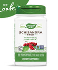 Nature's Way Schizandra Capsules, Fruit, 100 Count (Pack of 2)