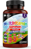 New Leaf Products Multivitamins for Children Kids Sugar Multivitamin Gummies Two Months Plus Zinc 16 Essential Vitamins A B3 B5 B6 B7 B9 B12 C D E with Minerals Gluten- Vegan Halal Multivits for Kids