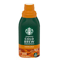 Starbucks Cold Brew Coffee Concentrate, Caramel Dolce Flavored Iced Coffee, 32 fl oz