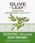 Nature'S Way Premium Herbal Olive Leaf 1500 Mg Per Serving 100 Vcaps