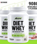 Diet Whey Protein Powder 908g by Freak Athletics - UK Made Diet Shakes - Meal Replacement Shake (Chocolate)