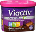 Viactiv Calcium Chews 60 Count and vitafusion Calcium Gummy Vitamins 100 Count Calcium Supplements for Bone and Teeth Support