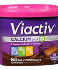 Viactiv Calcium Chews and vitafusion Calcium Gummy Vitamins Calcium Supplements for Bone and Teeth Support 60 Count 100 Count