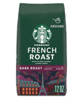 Starbucks Ground Coffee, Dark Roast Hot or Iced Coffee, French Roast, 28 oz