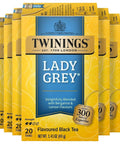 Twinings Lemon & Ginger, Caffeine-Free Herbal Tea Bags, 100 CT Box (1 Pack) | Spicy & Tangy, Ginger, Lemon Peel, Lemongrass, Blackberry Leaves, Soothe Digestion, 100 Foil Lined Individually Wrapped Bags