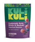 Kuli Kuli Super Gummies - Skin Supplements with Baobab Elderberry and Biotin - Helps Support Skin Health - 60 Non-GMO Gluten-Free Gummies
