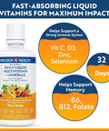Passion 4 Life Daily Liquid Multivitamin + Minerals Over 100 Premium Ingredients for the Whole Family Trace Minerals and Amino Acids for All Ages