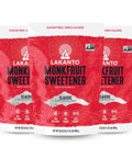 Lakanto Monk Fruit Sweetener With Erythritol, White Sugar Substitute From Monk Fruit Extract, Classic White Sugar Replacement for Baking, Coffee & Tea, Gluten Free, Low Carb, Non GMO, Keto, 5 LB Bag