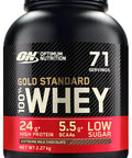 Optimum Nutrition Gold Standard Whey Muscle Building And Recovery Protein Powder With Naturally Occurring Glutamine And Amino Acids Extreme Milk Chocolate 71 Servings 2.27 Kg Packaging May Vary