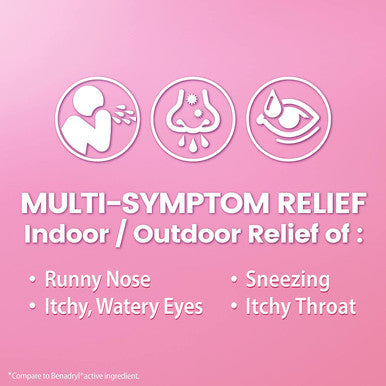 HealthA2Z Allergy Relief | Diphenhydramine HCL 25mg | Antihistamine | Relief from Itchy Throat Sneezing Runny Noses | Indoor & Outdoors Allergies - 200 Caplets