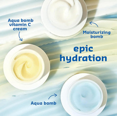 Belif Aqua Bomb Vitamin C Face Cream Moisturizer Infused With Hyaluronic Acid Vitamin C & Vitamin E Intense Hydration For All Skin Types Korean Skin Care