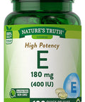 Nature's Truth Vitamin E Capsules 400 IU 100 Softgels Non-GMO and Gluten