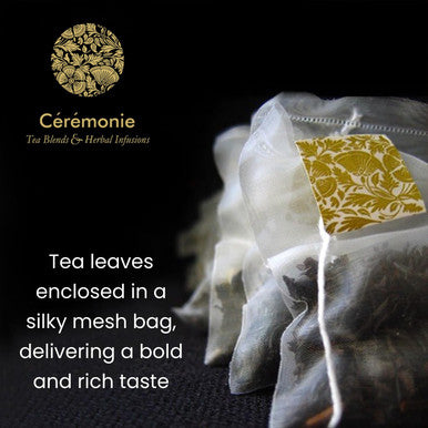 Ceremonie Variety Pack Gourmet Tea Sampler by Tea. A Collection of 10 Different Assorted Single Serve Flavors Set of 2 each Petite Mini Cube Tea Bags.20 total silk cubes (Pack of 20)