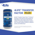 4Life TRANSFER FACTOR PLUS Tri-Factor Formula - Immune System Support with Zinc Super Mushroom Blend (Maitake Shiitake Agaricus) and Extracts of Cow Colostrum and Chicken Egg Yolk - 60 Capsules