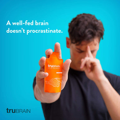 TruBrain Drinks Nootropic Brain Food Designed by Neuroscientists to Boost Mental Output & Improve Memory Nootropic Supplement
