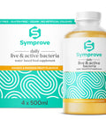 Symprove Daily Probiotic Drink Mango and Passion Fruit 10 Billion CFUs 4 Clinically Studied Strains Gut and Immune Support Water-Based Vegan Dairy and Gluten Free (Pack of 4 x 500ml)