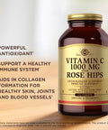 Solgar Vitamin C 1000 Mg With Rose Hips - 250 Tablets Pack Of 2 - Antioxidant & Immune Support - Non-Gmo Vegan Gluten Free Dairy Free Kosher - 500 Total Servings
