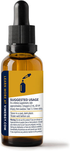 Vimergy Organic PropolisPure Liquid Extract, 57 Servings Supports Immune, Heart & Oral Health USDA Organic Standardized Propolis Tincture from Honeybees Antioxidant- Gluten-Free & Paleo (115 ml)