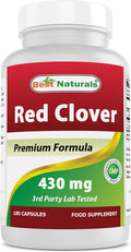 Best Naturals Red Clover 430 mg 180 Capsules
