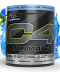 Cellucor C4 Ultimate Pre Workout Powder - Sugar Free Preworkout Energy Supplement For Men & Women - 300Mg Caffeine Teacrine Dynamine Creatine - Icy Blue Razz 20 Servings