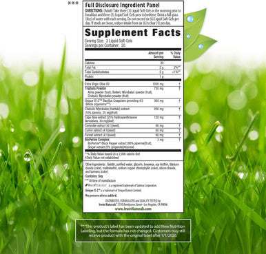 Irwin Naturals Aloe & Triphala Active Cleanse + Probiotics Natural Digestive Support (60 Ct.) - Gentle, Effective Detox + Elimination - Nourish + Balance - Bundle Pill Case