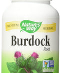 Natures Way Burdock Root Organic Vegetarian Capsule, 100 ct
