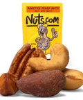 Nuts com Deluxe Roasted Mixed Nuts 50% Less Salt, 14 oz | Assorted Nuts with Almonds, Cashews, Pecans, Brazil Nuts & Hazelnuts ÃƒÂ¢Ã¢â€šÂ¬Ã¢â‚¬Å“ No Peanuts ÃƒÂ¢Ã¢â€šÂ¬Ã¢â‚¬Å“ Healthy Nut Snacks for Baking & Snacking
