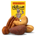 Nuts com Deluxe Roasted Mixed Nuts 50% Less Salt, 14 oz | Assorted Nuts with Almonds, Cashews, Pecans, Brazil Nuts & Hazelnuts ÃƒÂ¢Ã¢â€šÂ¬Ã¢â‚¬Å“ No Peanuts ÃƒÂ¢Ã¢â€šÂ¬Ã¢â‚¬Å“ Healthy Nut Snacks for Baking & Snacking