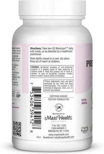 Maxi Health Maxi Small Prenatal Capsules with Methyl Folate 120 ct