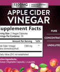 Nature'S Nutrition Apple Cider Vinegar Capsules for Detox & Cleanse - 1877mg per Serving - ACV Pills with Digestion Gut Health & Natural Weight Support - Extra Strength - Non-GMO Supplement - 60 Vegetarian Capsules