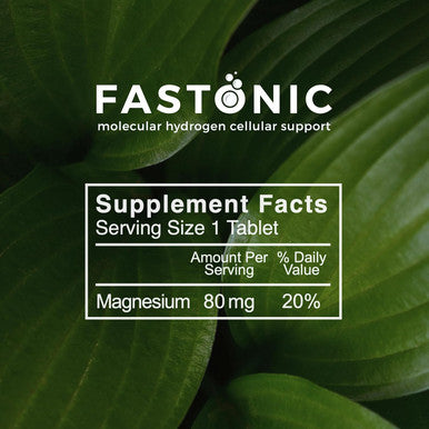 Fastonic Molecular Hydrogen Supplement-Elite Level Of H2-60 Servings (60 Tablets) Non Gmo,Gluten Free,Soy Effortless Fasting,Improved Cognitive Function,Skin Health
