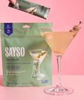 SAYSO Variety Pack | Skinny Mix: Spicy Margarita, Cardamom Paloma, Hibiscus Cosmopolitan & Honey Rosemary Moscow Mule - Craft Cocktail & Mocktail Mixers (Low-Calorie & Low Sugar), 8-Pack Assorted