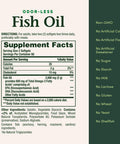 Nature's Bounty Omega 3 Fish Oil Odorless (1000mg, 120 Softgels)