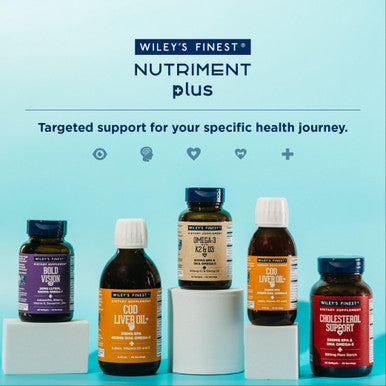 Wiley's Finest Wild Alaskan Fish Oil Bold Vision - Fish Oil Eye Health Supplement with Lutein Zeaxanthin Bilberry Omega-7 Vitamin E and Zinc - 60 Softgels (30 Servings)