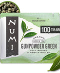 Numi Organic Matcha Toasted Rice Tea, 100 Green Tea Bags, Medium Caffeine
