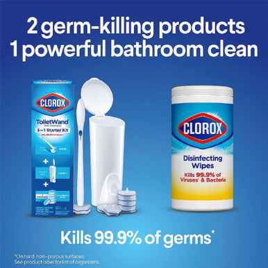 Clorox Toiletwand Toilet Cleaner Refills Toilet Brush Rainforest Rush 30 Ct