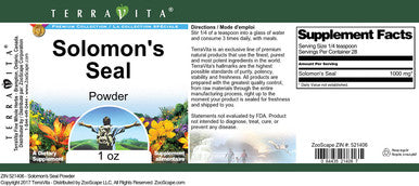 Terravita Solomon'S Seal Powder (1 Oz, Zin: 521406)