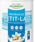 Precision All Natural Whey Protein Powder - French Vanilla Creme flavour, 850 g | Hormone-free and gluten-fee