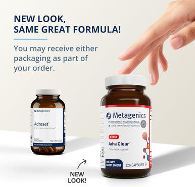 Metagenics AdvaClear - Daily Support for Detoxification - Detox Supplements - with Vitamin B12 Pantothenic Acid & Zinc Citrate - 126 Capsules