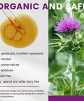 Milk Thistle Supplement For Liver Cleanse Detox & Repair, Liver Detox Drops With Organic Milk Thistle Seed, Artichoke Extract, Dandelion, Turmeric And Vegan, Non-Gmo, Gluten-(2 Pack, 1 Fl Oz)