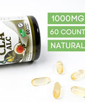 HerbalSlim CLA 1000mg, 60 Softgel, Safflower Oil Supplement, Conjugated Linoleic Acid, Weight Loss & Muscle Support, Product of Canada