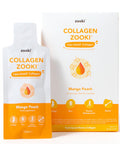 Zooki Marine Collagen Liquid Sachets 5000mg ÃƒÂ¢Ã¢â€šÂ¬Ã¢â‚¬Å“ Great Taste Sugar Free ÃƒÂ¢Ã¢â€šÂ¬Ã¢â‚¬Å“ High Strength Marine Collagen Supplements for Women & Men ÃƒÂ¢Ã¢â€šÂ¬Ã¢â‚¬Å“ Skin Joints & Hair (Mango Peach Flavour 14 Servings)
