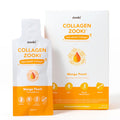 Zooki Marine Collagen Liquid Sachets 5000mg Great Taste Sugar Free High Strength Marine Collagen Supplements for Women & Men Skin Joints & Hair (Mango Peach Flavour 14 Servings)