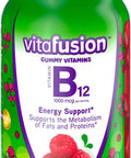 Vitafusion Extra Strength Vitamin B12 Gummy Vitamins For Energy Metabolism Support And Nervous System Health Support, Cherry Flavored, America'S Number 1 Brand, 45 Day Supply, 90 Count