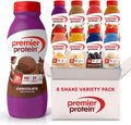 Premier Protein 30g High Protein Shake, 8 Flavor Variety Pack | 160 Calories, 24 Vitamins & Minerals, No Added Sugar, Supports Muscle Health, Gluten-Free, 11.5 oz